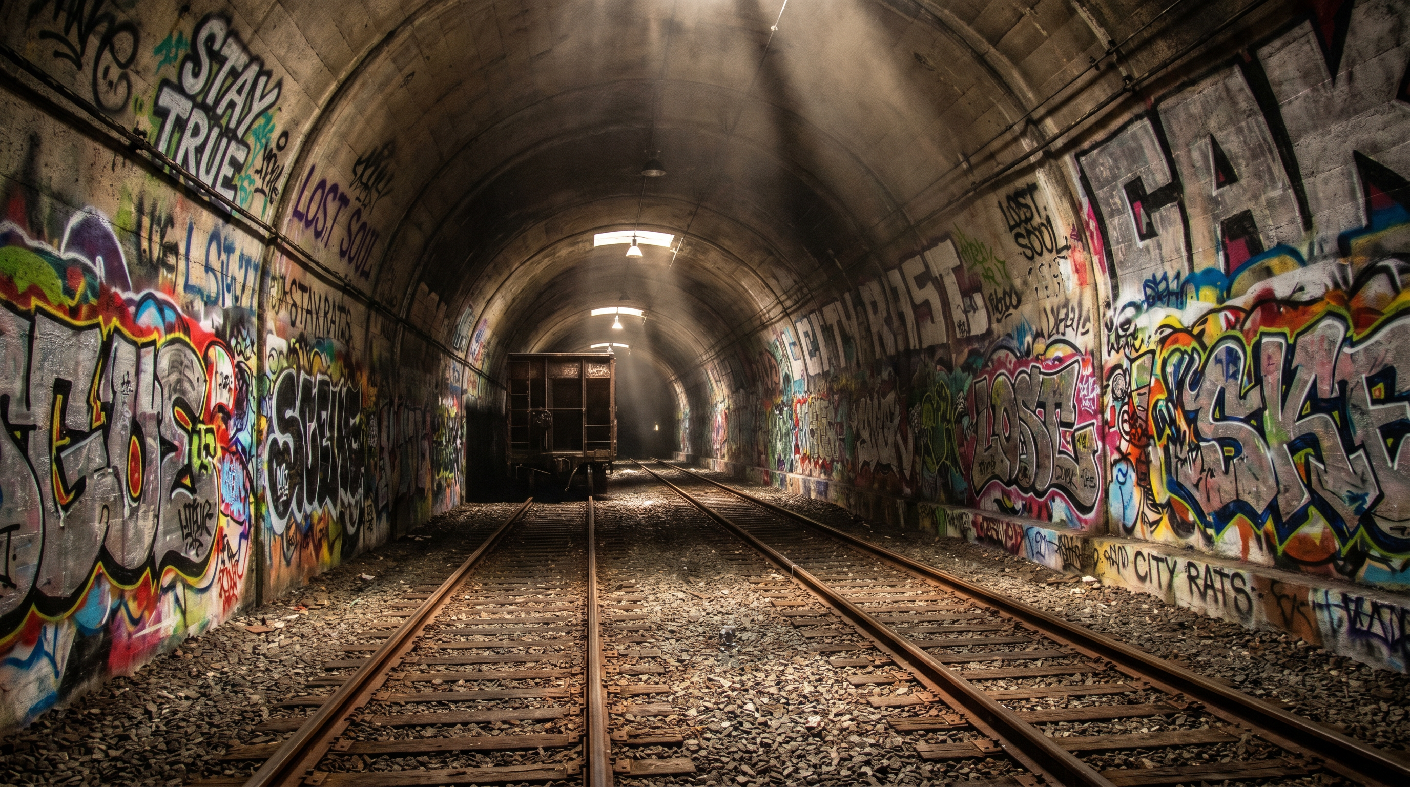 Railway Underpass Graffiti Clearance